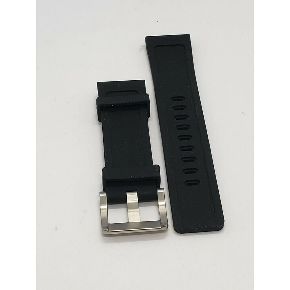 24MM SOFT SILICON STRAP BAND DEEP BLUE